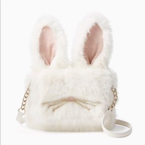Kate Spade Make Magic Rabbit faux fur purse